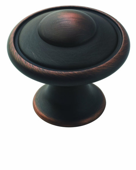 Amerock Cabinet Knob Oil Rubbed Bronze 1-3/16 inch (30 mm) Diameter Everyday Heritage 1 Pack Drawer Knob Cabinet Hardware