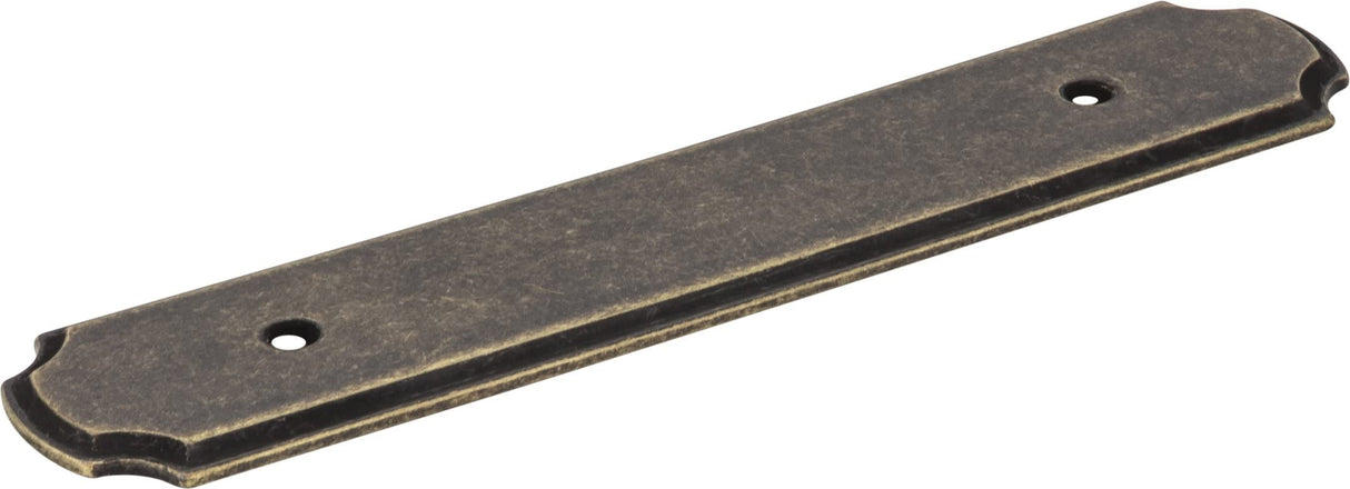 Jeffrey Alexander B812-96PC 6-1/8" O.L. (96 mm Center-to-Center) Polished Chrome Pull Backplate