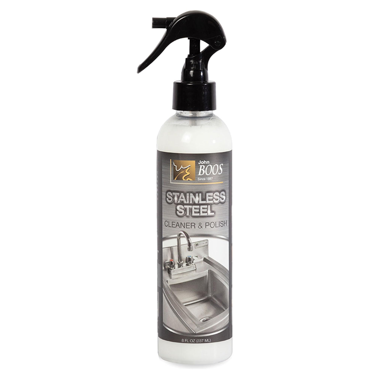 John Boos BSC-3 Stainless Steel Cleaner (Set of 3), 8 oz BOOS STAINLESS CLEANER 3-PACK