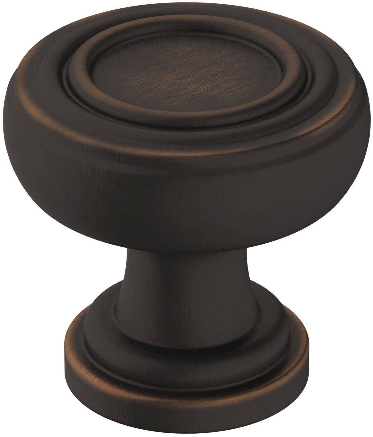 Amerock Cabinet Knob Oil Rubbed Bronze 1-1/8 inch (29 mm) Diameter Ville 1 Pack Drawer Knob Cabinet Hardware