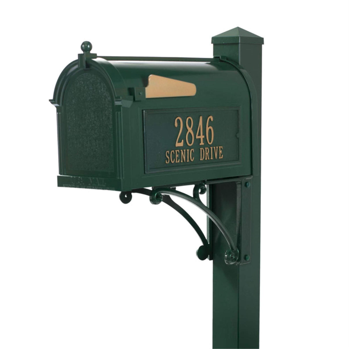 Whitehall 16325 - Superior Mailbox Package - Green
