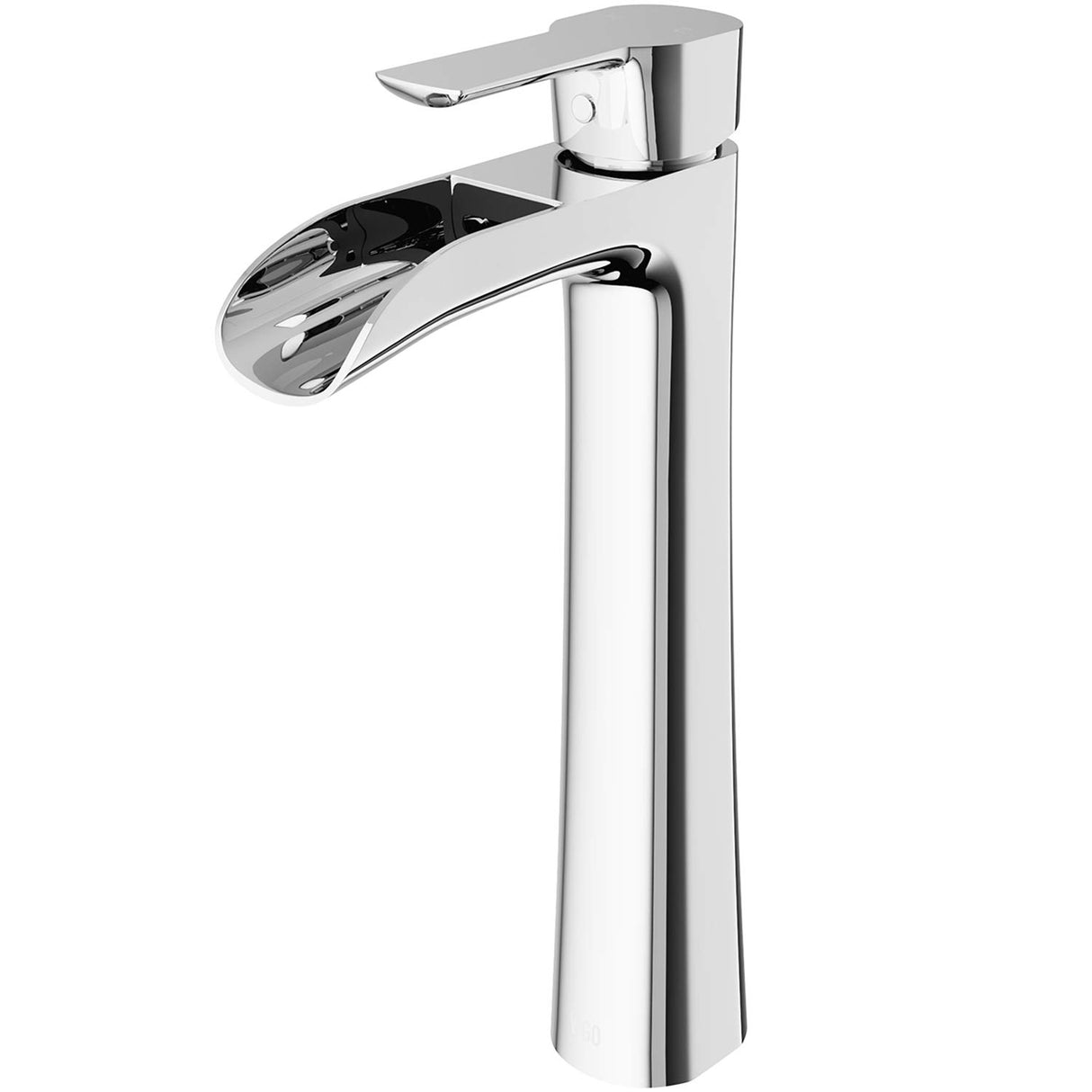 VIGO Niko 10.5 inch H Single Hole Single Handle Bathroom Faucet in Chrome - Vessel Sink Faucet VG03024CH