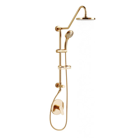 PULSE ShowerSpas 1011-BG-1.8GPM Brushed-Gold Kauai III Shower System, 1.8 Gallon Per Minute