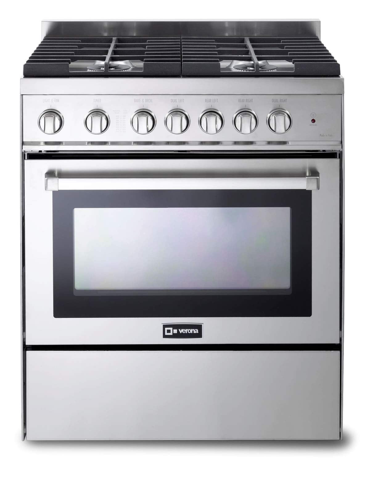 Verona VEFSGG304NSS 30" Gas Range - Stainless Steel
