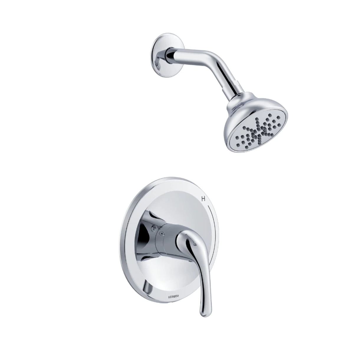 Gerber G00G9316TC Chrome Maxwell Single Handle Shower Only Trim Kit & Treysta C...