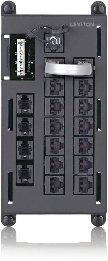 Leviton 476TL-T12 EB 1/4 Telephone Input Distribution Panel SMC, Image