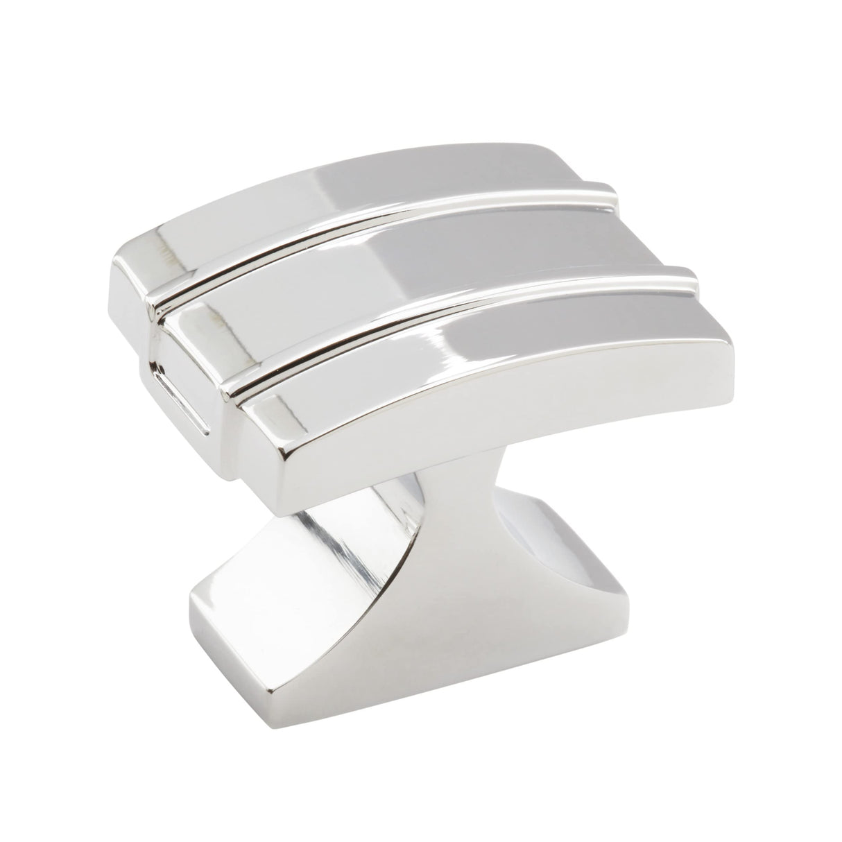 Amerock Cabinet Knob Polished Chrome 1-1/4 inch (32 mm) Length Davenport 1 Pack Drawer Knob Cabinet Hardware