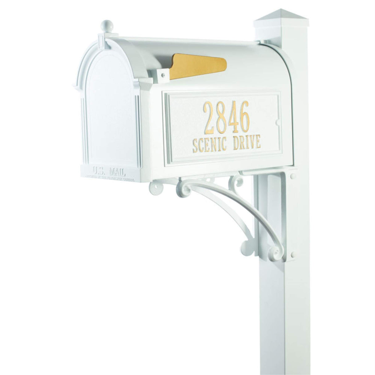 Whitehall 16307 - Superior Mailbox Package - White