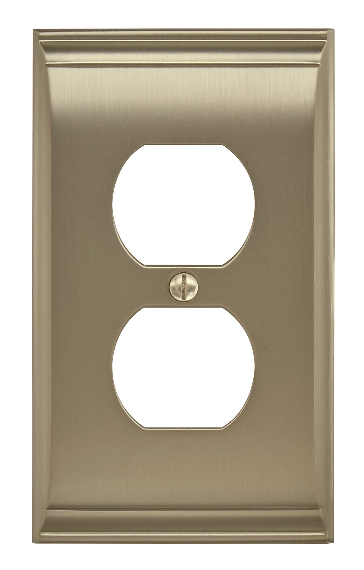 Amerock Wall Plate Golden Champagne Duplex Outlet Cover Candler 1 Pack Electrical Outlet Cover