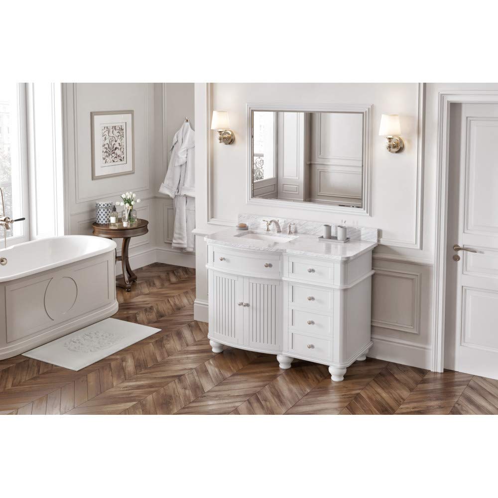 Jeffrey Alexander VN2COM-48-WH-NT 48" White Compton Vanity