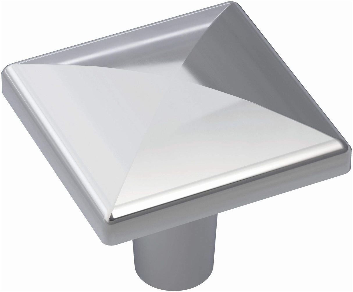 Amerock Cabinet Knob Polished Chrome 1-1/2 inch (38 mm) Length Extensity 1 Pack Drawer Knob Cabinet Hardware