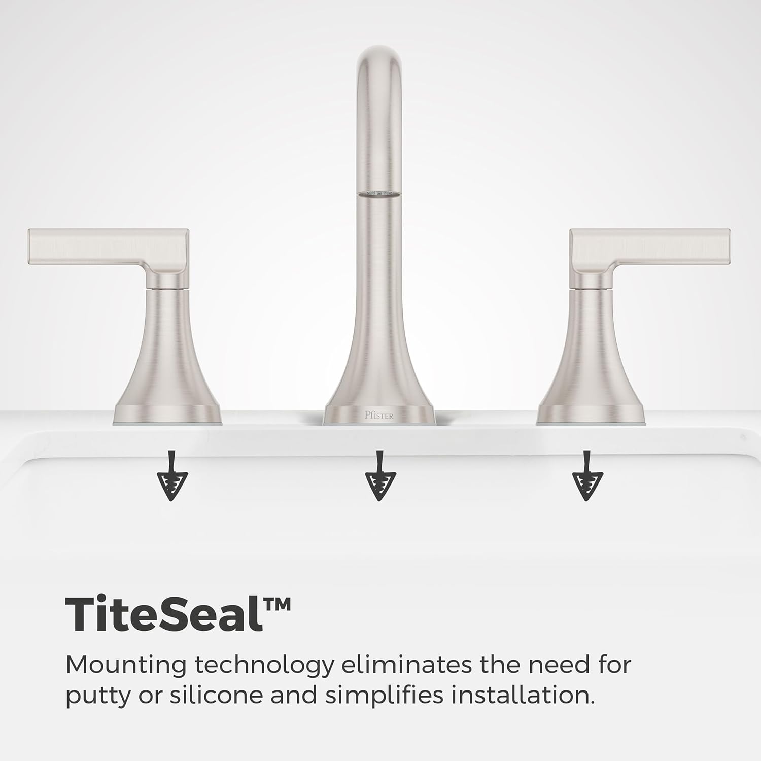 Pfister Vedra 2-Handle 8" Widespread Bathroom Faucet With Push & Seal™ LF-049-VEDGS