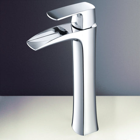 Fresca FFT3072CH Fresca Fortore Single Hole Vessel Mount Bathroom Vanity Faucet - Chrome