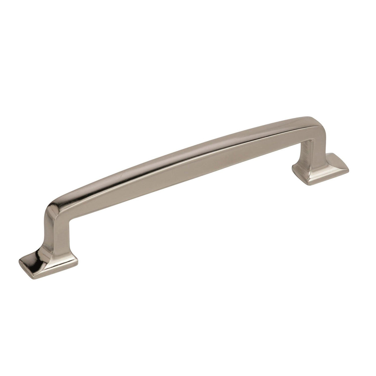Amerock Cabinet Pull Polished Nickel 5-1/16 inch (128 mm) Center to Center Westerly 1 Pack Drawer Pull Drawer Handle Cabinet Hardware