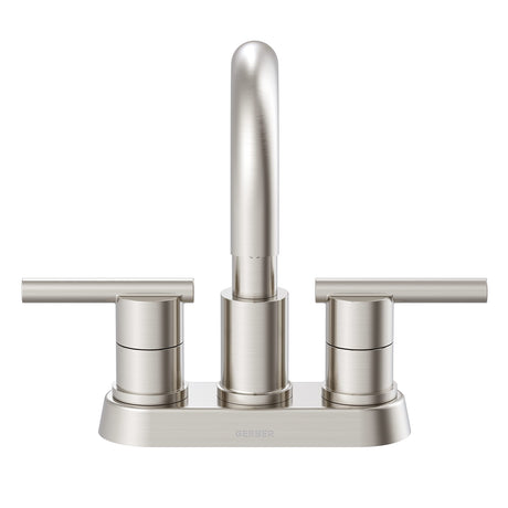 Gerber D307158BN Parma Two Handle Centerset Bathroom Faucet With Metal Pop-up DRA...
