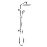 PULSE ShowerSpas 1088-CH-1.8GPM SeaBreeze II Shower System with 8" Rain Showerhead, Slide Bar and Multi-Function Hand Shower, Polished Chrome, 1.8 GPM