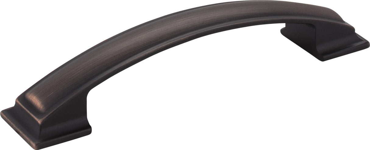 Jeffrey Alexander 435-128DBAC 128 mm Center-to-Center Brushed Oil Rubbed Bronze Square Annadale Cabinet Pull