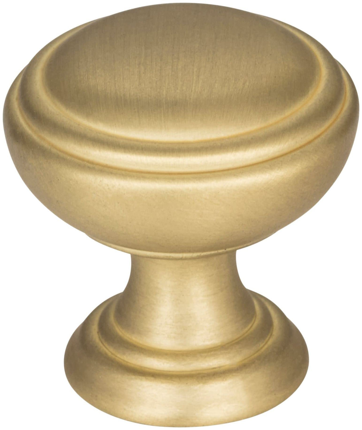 Jeffrey Alexander 658BG 1-1/4" Diameter Brushed Gold Tiffany Cabinet Knob