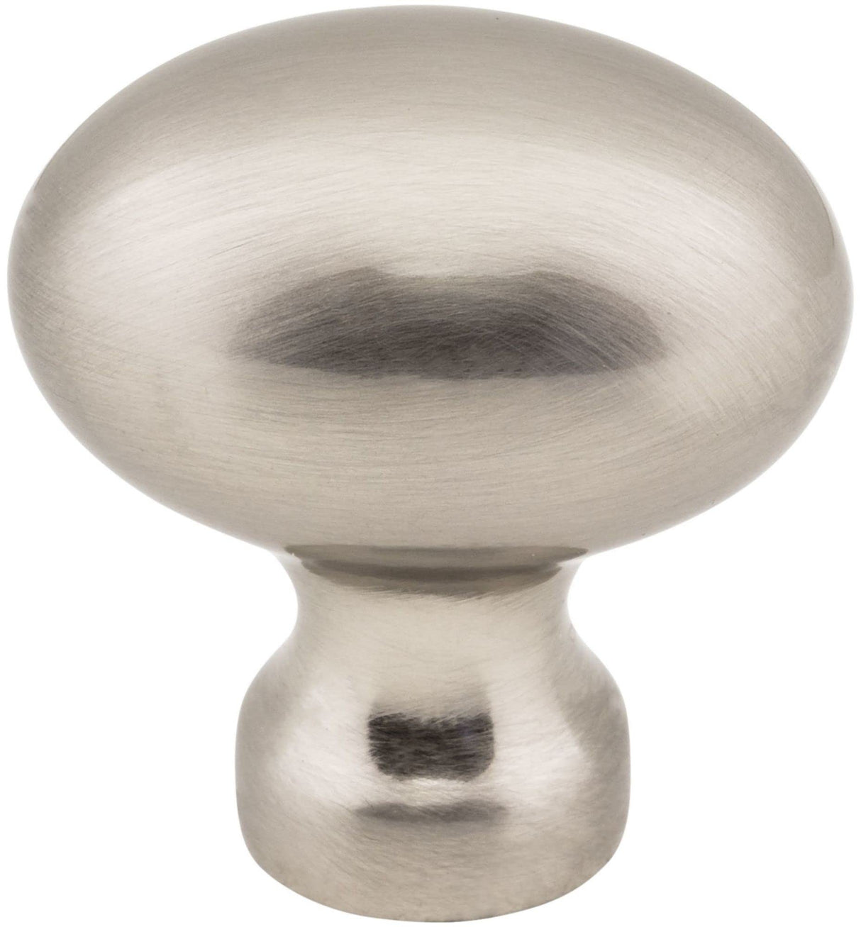 Jeffrey Alexander 3990-BNBDL 1-3/16" Overall Length Brushed Pewter Football Bordeaux Cabinet Knob