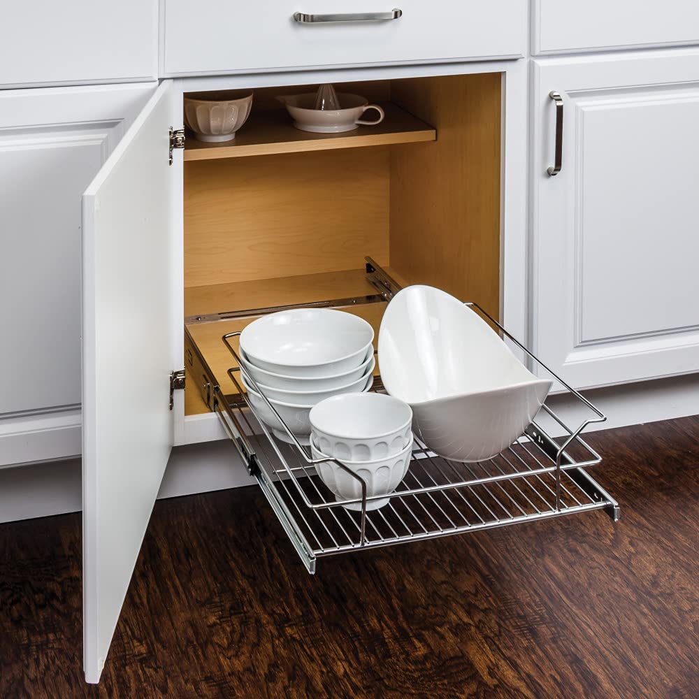 Hardware Resources MBPO21-R 18" Metal Pullout Basket