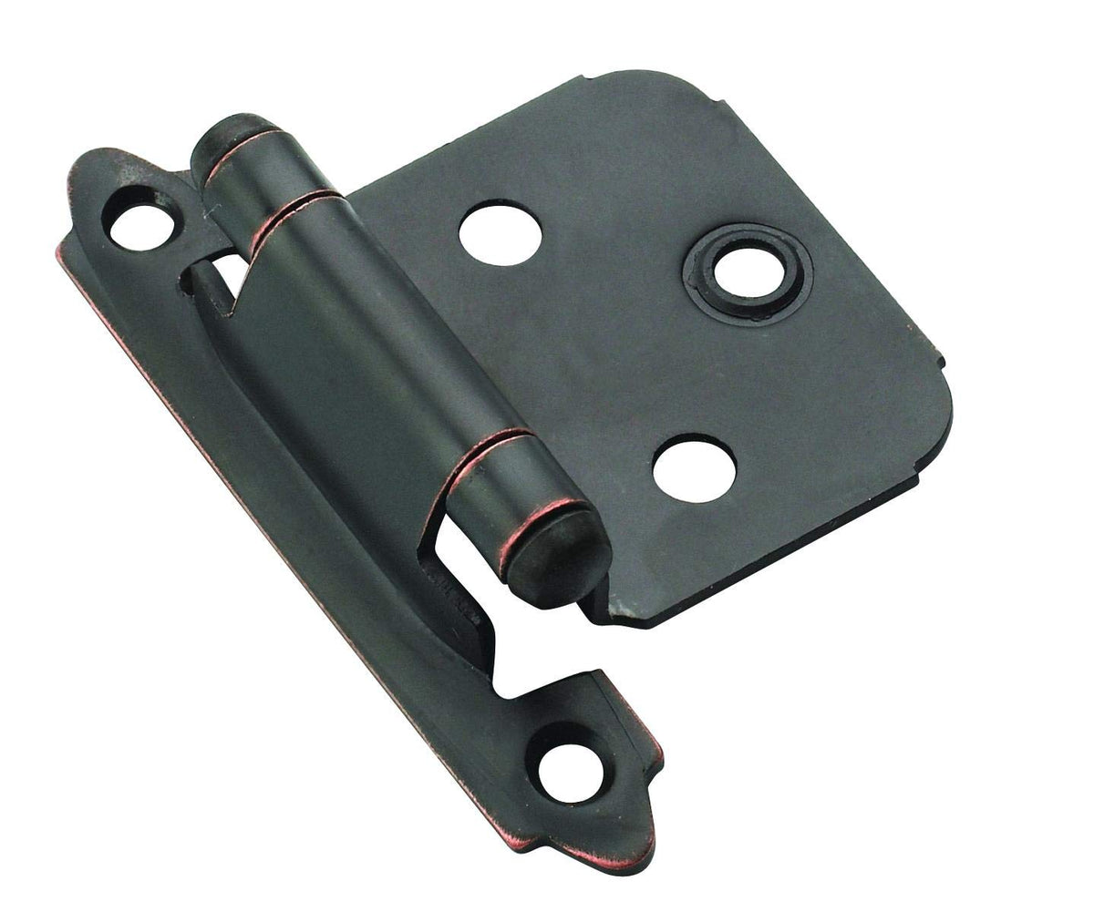 Amerock Cabinet Hinge Variable Overlay Hinge Oil Rubbed Bronze 10 Pack Self-Closing Hinge Face Mount Hinge Cabinet Door Hinge