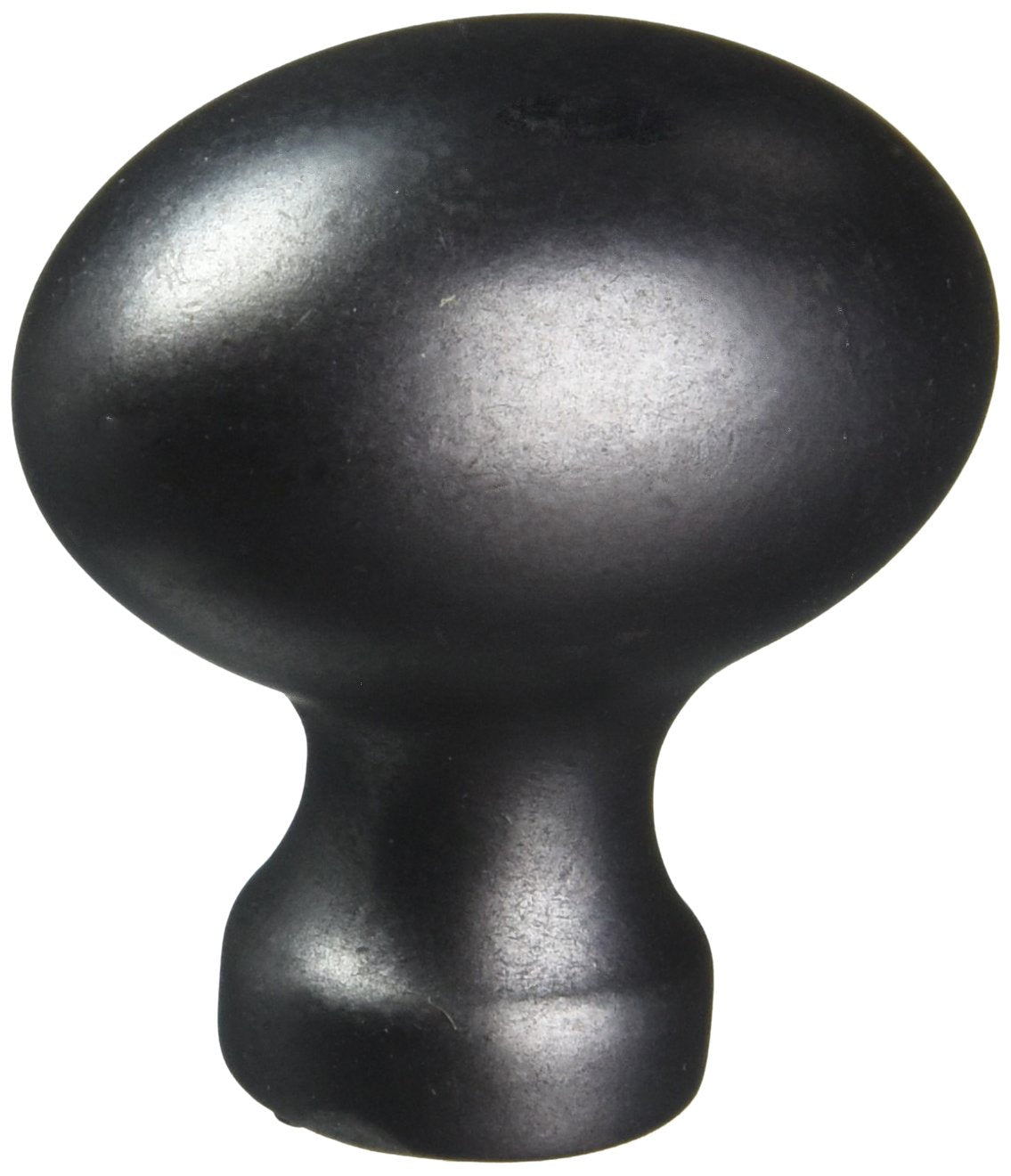 Jeffrey Alexander 3990-DACM 1-3/16" Overall Length Gun Metal Football Bordeaux Cabinet Knob