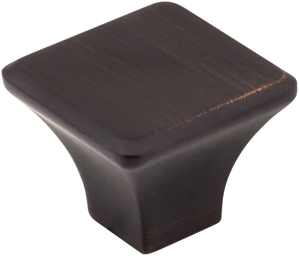 Jeffrey Alexander 972L-DBAC 1-1/4" Overall Length Brushed Oil Rubbed Bronze Square Marlo Cabinet Knob