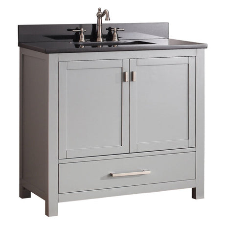 Avanity Modero 36 in. Vanity Only in Chilled Gray finish