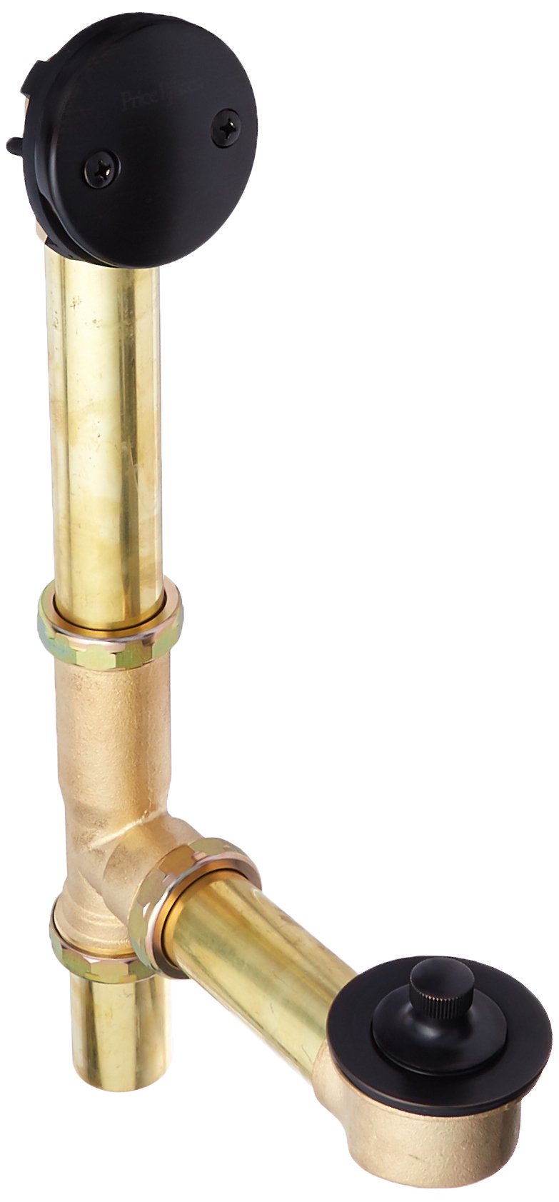 Pfister Tuscan Bronze Brass, Lift and Turn, Waste and Overflow 018-310Y