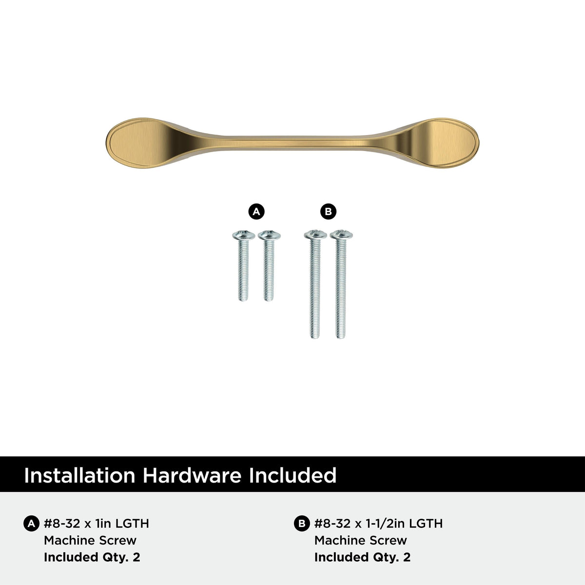 Amerock BP21935CZ Champagne Bronze Cabinet Pull 3 inch (76mm) Center-to-Center Cabinet Hardware Ravino Furniture Hardware Drawer Pull