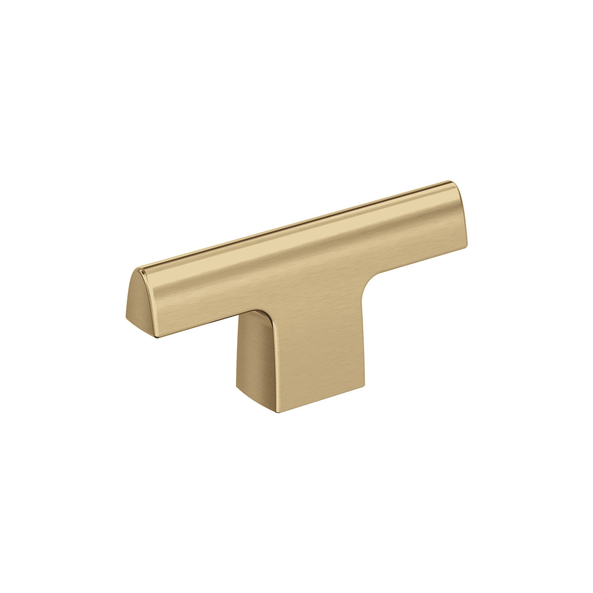 Amerock Cabinet Knob |Champagne Bronze 2-1/2 in (64 mm) Length Drawer Knob Riva Kitchen and Bath Hardware Furniture Hardware