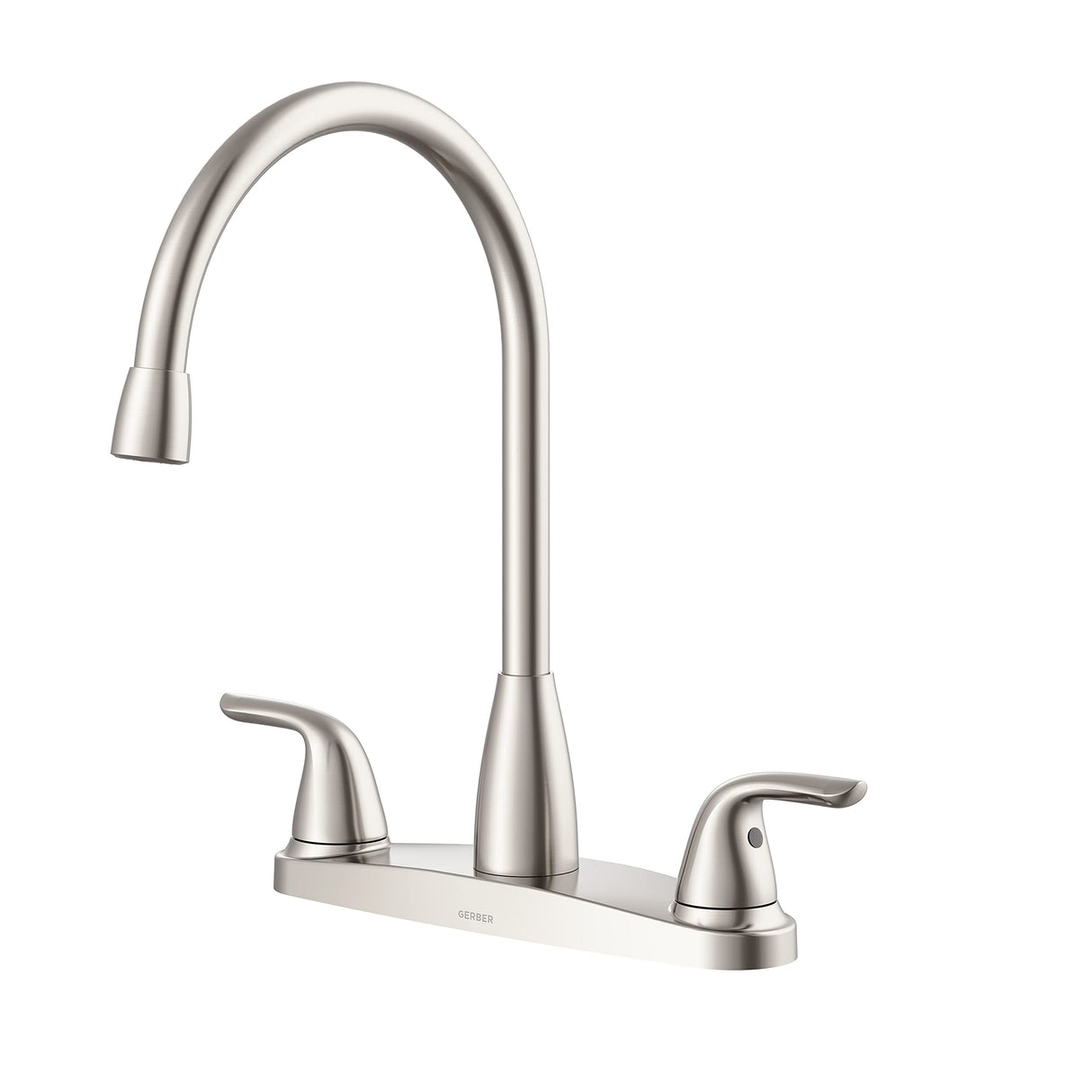 Gerber G0040168SS Viper Two Handle High-arc Kitchen Faucet W/out Sidespray - STAI...