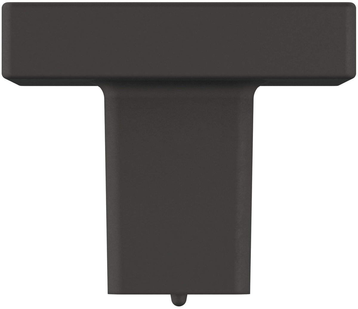 Amerock Cabinet Knob Matte Black 1-3/16 inch (30 mm) Length Monument 1 Pack Drawer Knob Cabinet Hardware