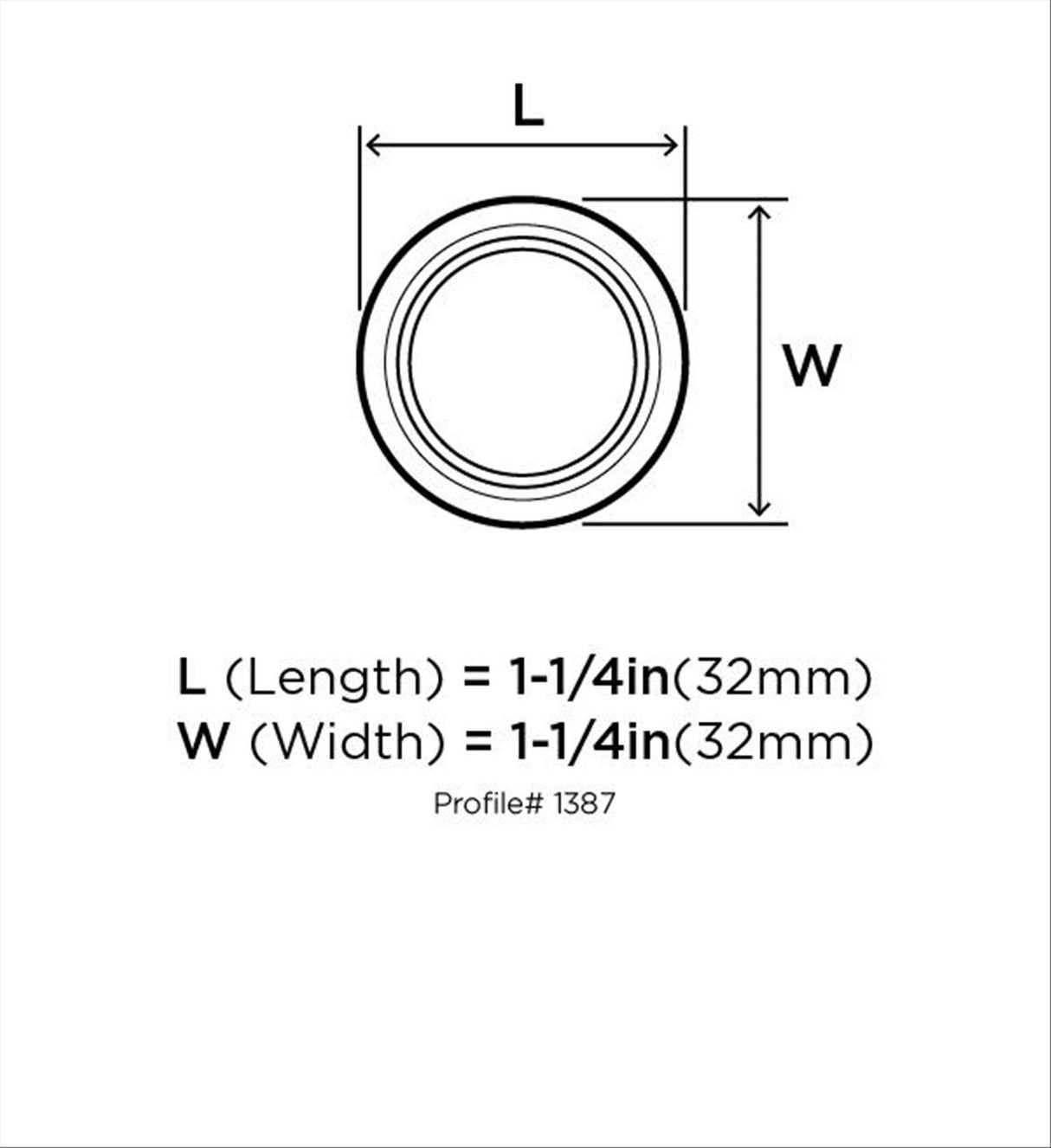 Amerock Cabinet Knob Satin Nickel 1-1/4 inch (32 mm) Diameter Everyday Heritage 10 Pack Drawer Knob Cabinet Hardware