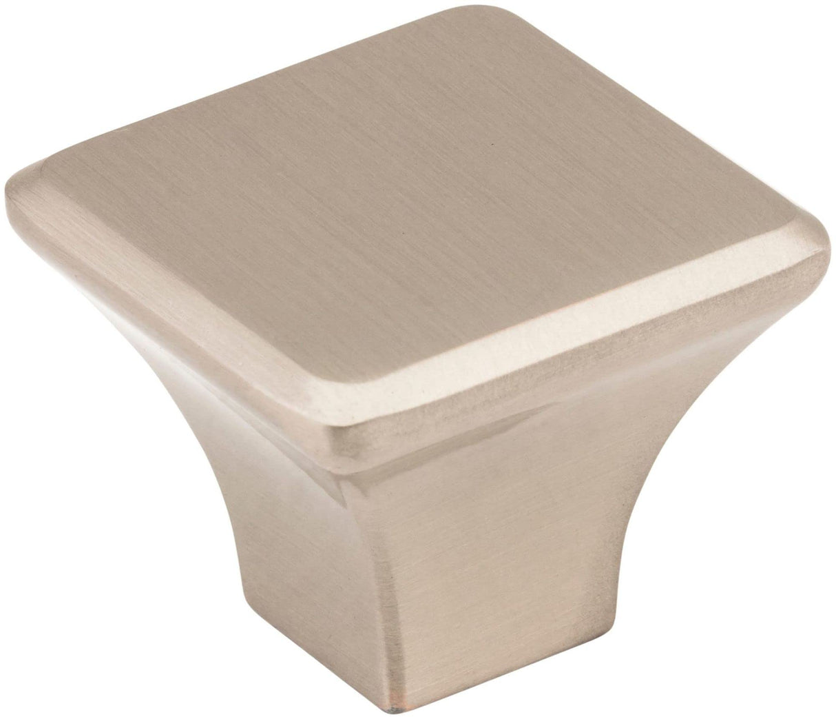 Jeffrey Alexander 972L-SN 1-1/4" Overall Length Satin Nickel Square Marlo Cabinet Knob