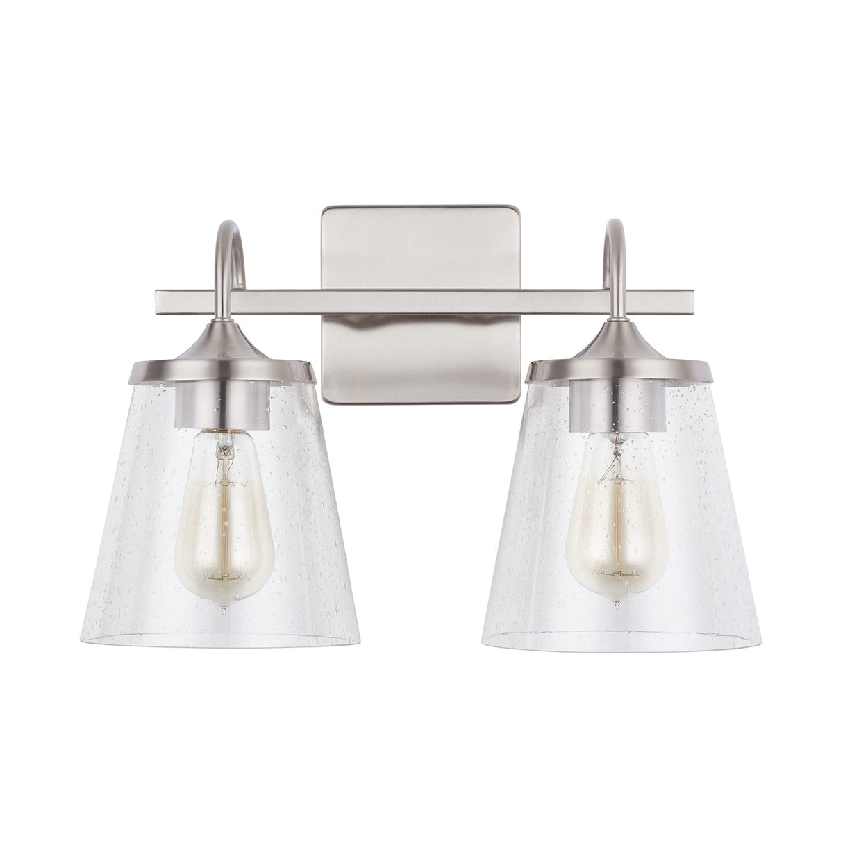 Capital Lighting 139122BN-496 Jayne 2 Light Vanity Brushed Nickel