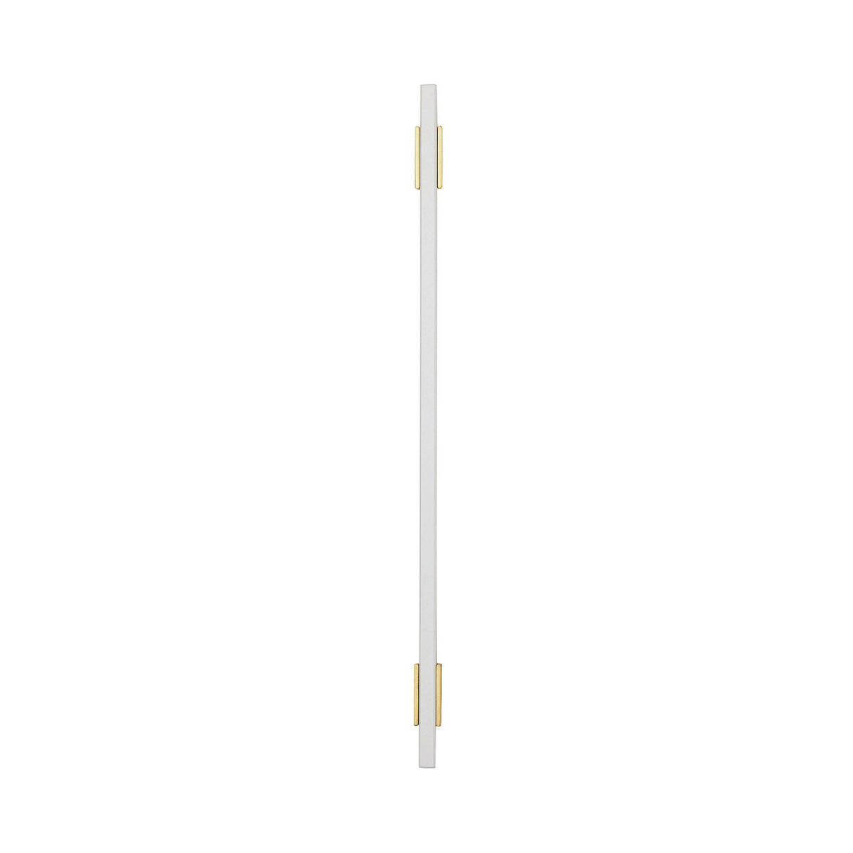 Amerock Cabinet Pull Brushed Gold/White 10-1/16 inch (256 mm) Center to Center Urbanite 1 Pack Drawer Pull Drawer Handle Cabinet Hardware