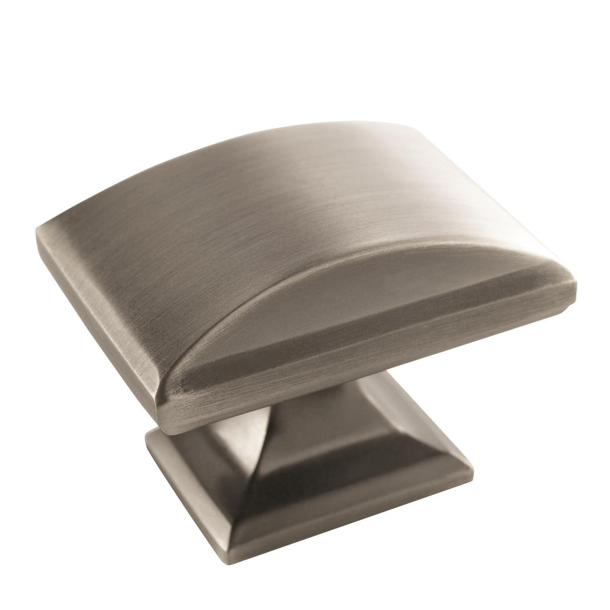 Amerock Cabinet Knob Satin Nickel 1-1/2 inch (38 mm) Length Candler 1 Pack Drawer Knob Cabinet Hardware