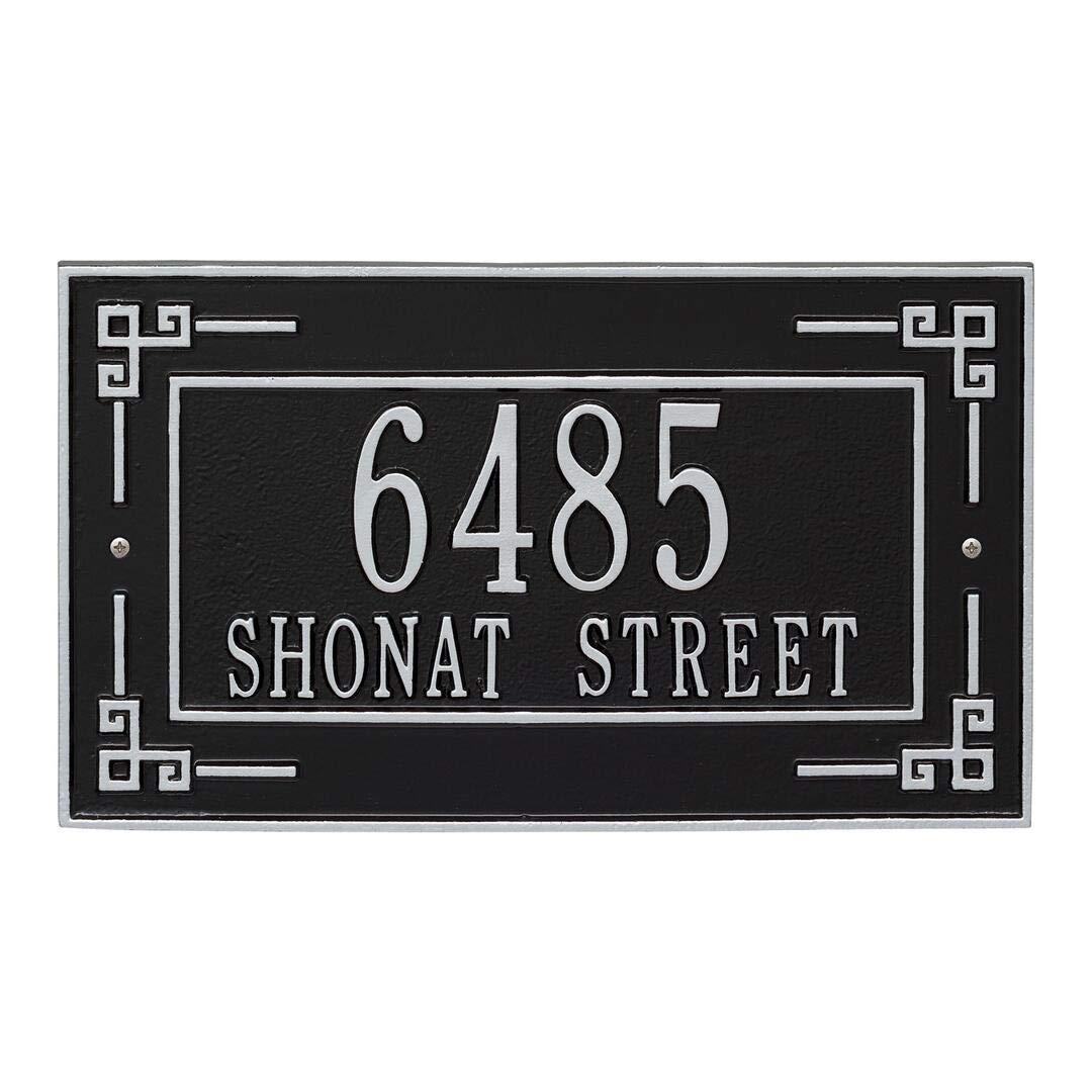 Whitehall 1906BS - Personalized Key Corner Plaque - Standard - Wall - 2 Line