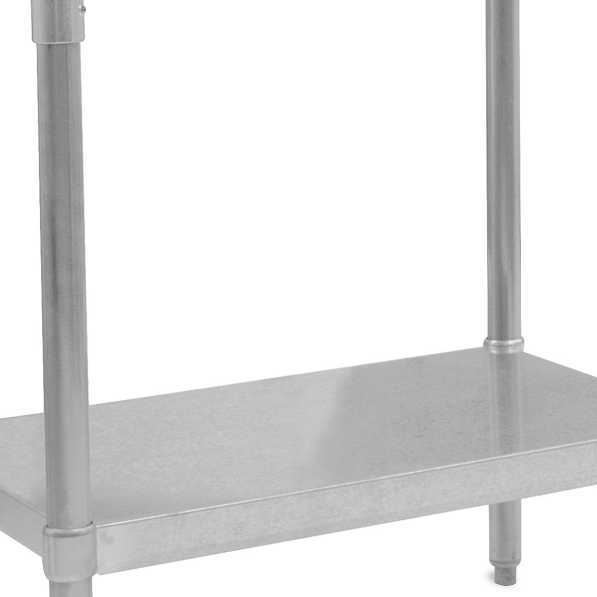 John Boos JNS01 Maple Wood Top Work Table with Adjustable Lower Shelf, 36 x 24 1.5 Inch, Galvanized Steel