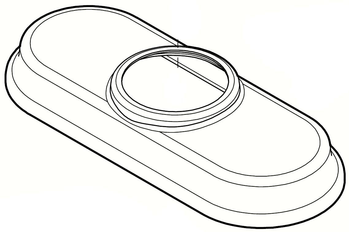 Pfister 961-042A Chrome Escutcheon 961-042A