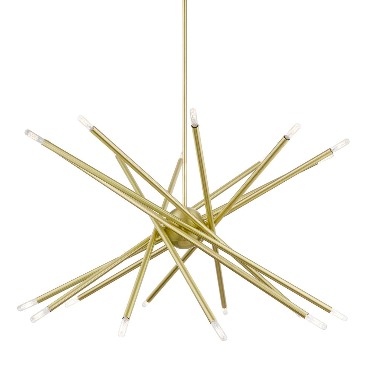 Livex Lighting 46779-12 Soho - 20 Light Large Chandelier In Transitional Style-36.5 Inches Tall and 37.5 Inches Wide, Finish Color: Satin Brass