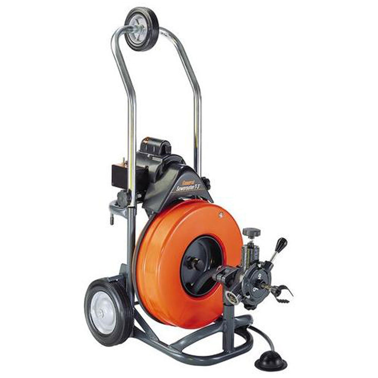 General Wire P-T3-A Sew Rooter T-3 Unit with 5/16" x 100' Cable and Power Feed, Small