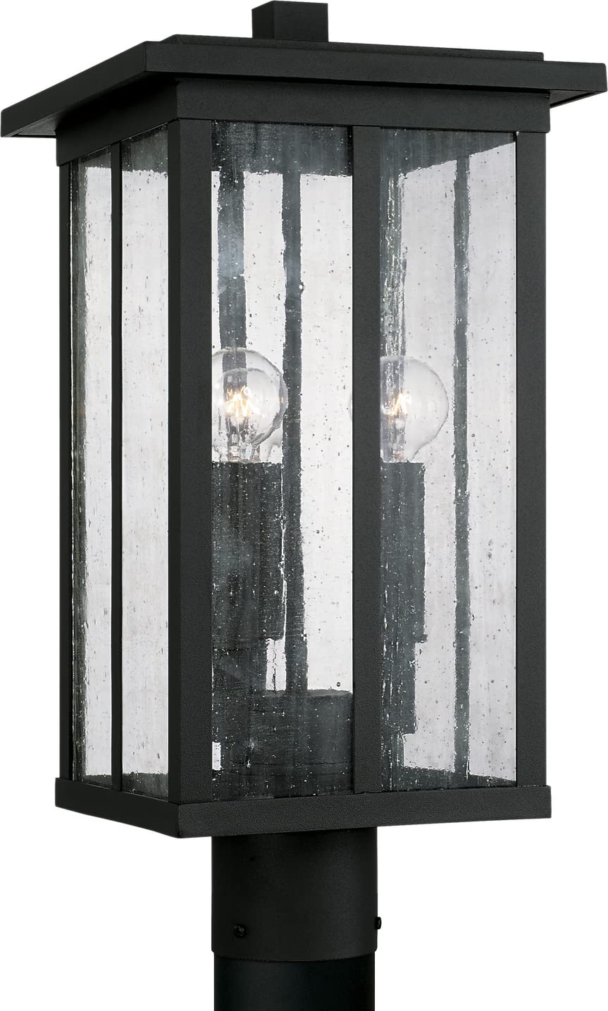 Capital Lighting 943835BK Barrett 3 Light Outdoor Post Lantern Black