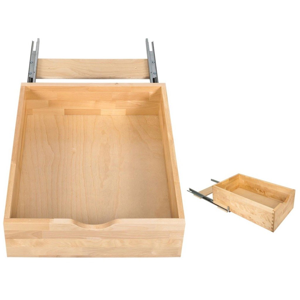 Hardware Resources RO21-WB 21" Wood Rollout Drawer