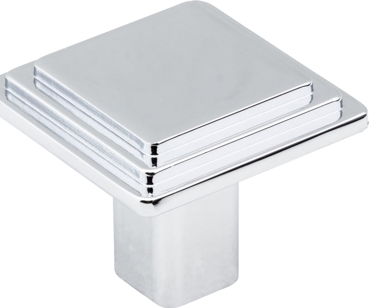 Elements 351L-PC 1-1/4" Overall Length Polished Chrome Square Calloway Cabinet Knob