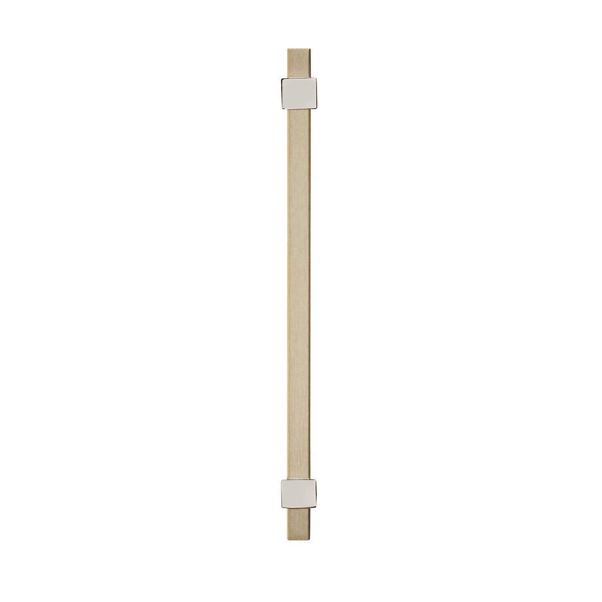 Amerock Cabinet Pull Silver Champagne/Polished Chrome 5-1/16 inch (128 mm) Center to Center Mulino 1 Pack Drawer Pull Drawer Handle Cabinet Hardware