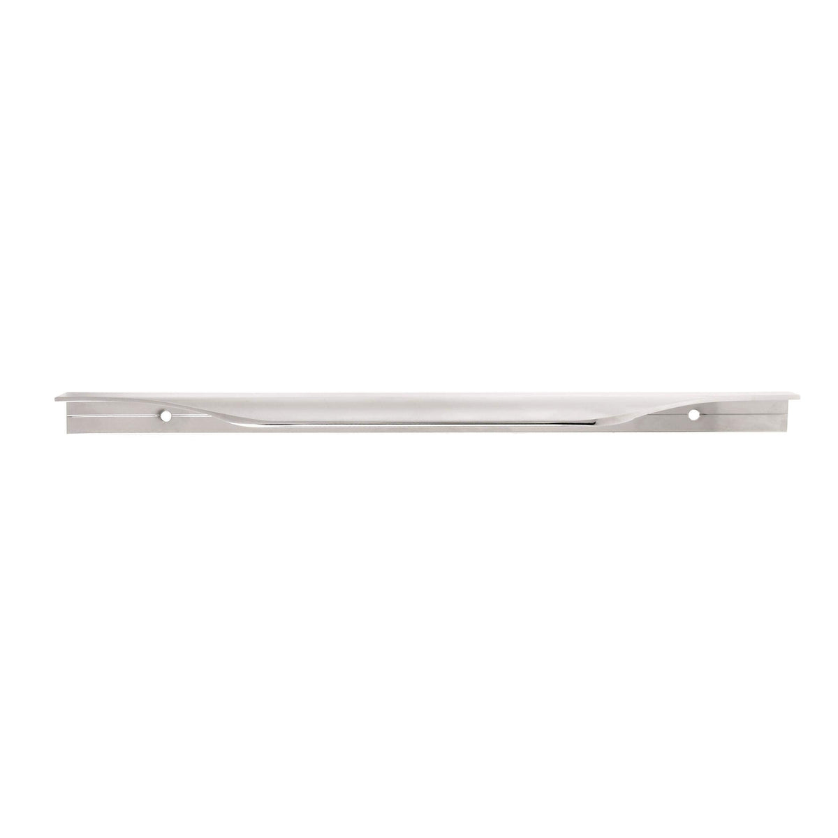 Amerock Cabinet Edge Pull Polished Chrome 8-9/16 inch (217 mm) Center to Center Aloft 1 Pack Drawer Pull Drawer Handle Cabinet Hardware