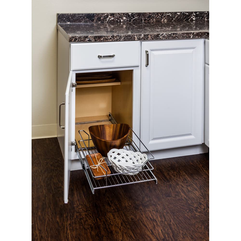 Hardware Resources MBPO21-R 18" Metal Pullout Basket