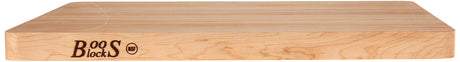 John Boos 213 Chop-N-Slice Maple Wood Cutting Board for Kitchen Prep, 1.25" Thick, Large, Edge Grain, Charcuterie Block, 18" x 12", Reversible 18X12X1.25 MPL-EDGE GR-REV-NO GRV-